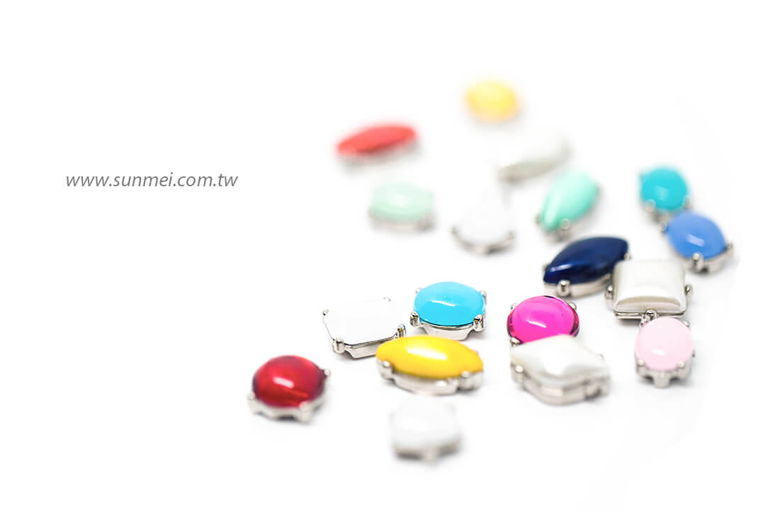 Sew On Rhinestones Collection in Various Styles & Colors - SUNMEI BUTTON